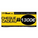 CHÈQUE CADEAU WOERTHER 1300 EUROS