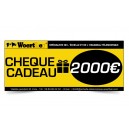 CHÈQUE CADEAU WOERTHER 2000 EUROS