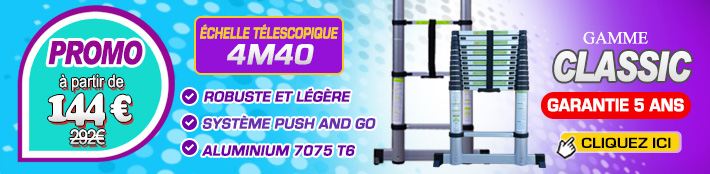 Solde échelle télcopique 4M40 Classic Solde échelle télcopique 4M40 Classic