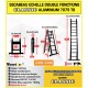 ECHELLE ESCABEAU DOUBLE FONCTIONS WOERTHER, MODELE CLASSIC 4.40M/2.2M - PACK BASIQUE