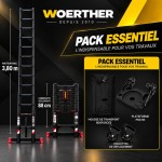 Echelle télescopique 3m80 Grafitek | Pack Essentiel