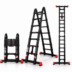 Escabeau télescopique Woerther Grafitek 4M40/2M20 | Pack Basique
