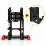 Escabeau T&eacute;lescopique Grafitek 5 m / 2,5m | Pack Pratique