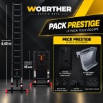 Echelle t&eacute;lescopique 4m40 Grafitek | Pack Prestige
