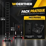 Echelle télescopique 3m80 Grafitek | Pack Pratique
