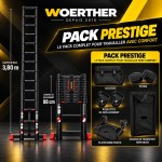 Echelle télescopique 3m80 Grafitek | Pack Prestige
