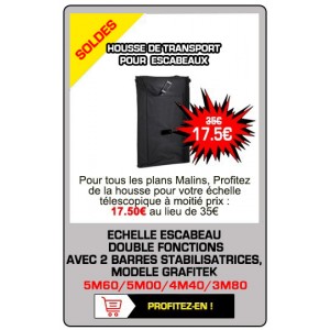 -50% HOUSSE DE TRANSPORT NYLON pour échelle-escabeau télescopique