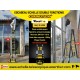 ECHELLE ESCABEAU DOUBLE FONCTIONS WOERTHER DOUBLE BARRES STABILISATRICES, GRAFITEK 5M/2M50 - PACK 2 (AVEC PLATEFORME)