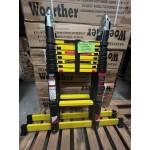 MODÈLE D´OCCASION - ÉCHELLE ESCABEAU DOUBLE FONCTIONS WOERTHER, GRAFITEK DOUBLE BARRES STABILISATRICES 5M/2M50