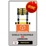 PROMO LEBONCOIN  - ECHELLE TELESCOPIQUE 2M PRO GRAFITEK AVEC  BARRE STABILISATRICE