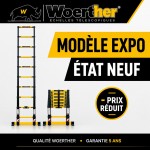 Echelle télescopique 3m80 Grafitek | Modèle d'expo | Pack Basique
