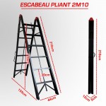 ESCABEAU PLIANT 2M10