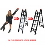  Escabeau pliant 1m80 - 5 marches - Garantie 5 ans