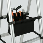 Sac porte outils amovible pour escabeau et échelle télescopique Woerther