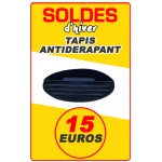 TAPIS ANTIDERAPANT POUR ECHELLES ET ESCABEAUX (Dimension: 70 cm x 38 cm) 