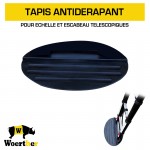 TAPIS ANTIDERAPANT POUR ECHELLES ET ESCABEAUX (Dimension: 70 cm x 38 cm) 