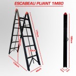 ESCABEAU PLIANT 1M80