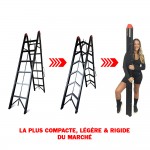  Escabeau pliant 2m10 - 6 marches - Garantie 5 ans