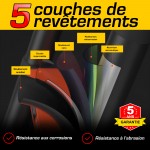 ECHELLE ESCABEAU DOUBLE FONCTIONS WOERTHER, MODÈLE GRAFITEK 3M80/1.9M - PACK BASIQUE 