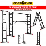 ECHAFAUDAGE Woerther 3 EN 1, Modèle MODULOPRO 3