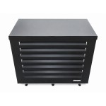 Cache climatiseur Taille M Noir RAL 9005 | Woerther