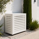 Cache climatiseur Woerther Taille M &ndash; Blanc brillant RAL 9010