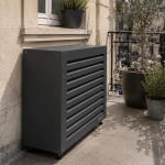 Cache climatiseur Woerther Taille M &ndash; Gris anthracite mat RAL 7016