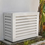Cache climatiseur Taille XL - Blanc brillant RAL 9010