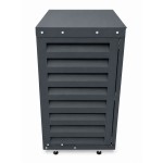 Cache climatiseur Woerther Taille M + Fond - Gris anthracite mat RAL 7016
