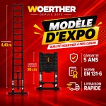 &Eacute;chelle t&eacute;lescopique Woerther 4m40 - Mod&egrave;le d&rsquo;exposition