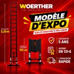 &Eacute;chelle t&eacute;lescopique Woerther 5m20 - Mod&egrave;le d&rsquo;exposition