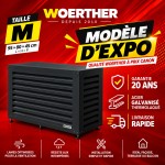 Cache climatiseur Taille M Noir Mat RAL 9005 + fond