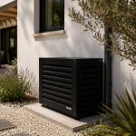 Cache climatiseur Taille M - Noir Mat RAL 9005 - offre Leboncoin