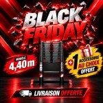 Echelle télescopique 4m40 Grafitek | Pack Black Friday