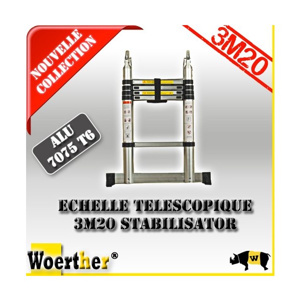 Echelle télescopique 3,20M Woether