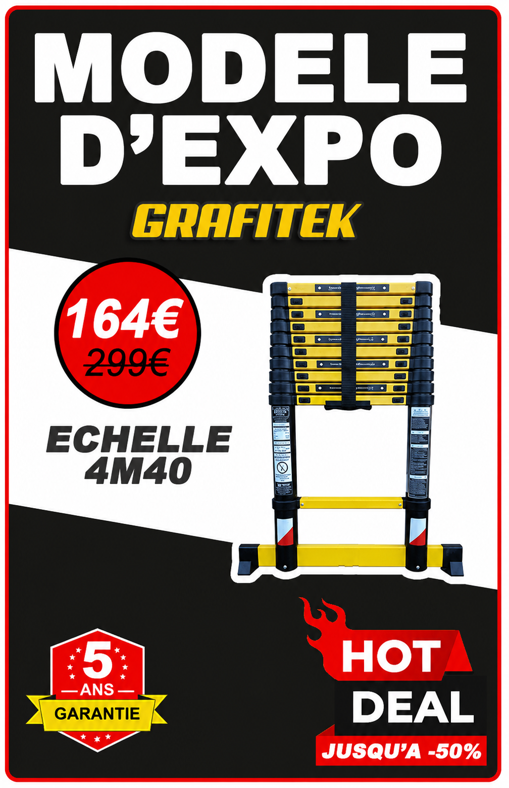 Échelle Grafitek 4,40 m