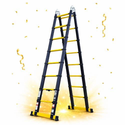 Escabeau télescopique Woerther 5m et 2m50
