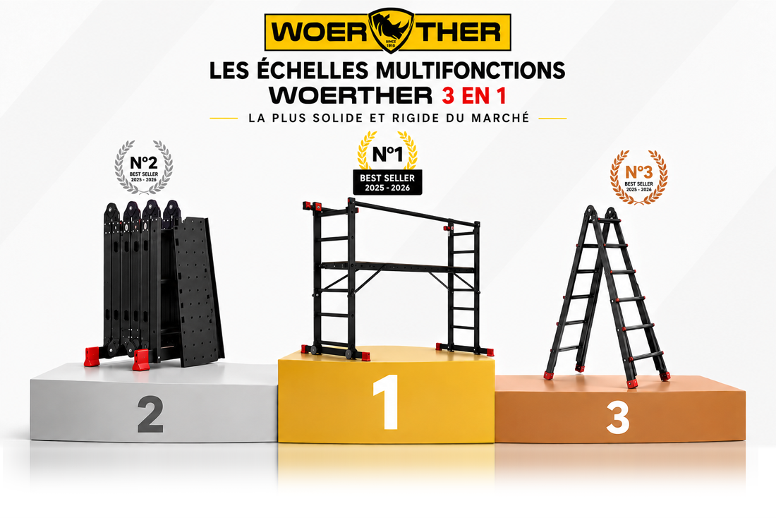 Les échelles pliantes Woerther les plus vendues