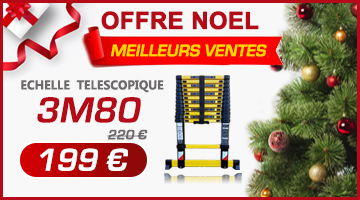 Promotion noel échelle télescopique 3m80