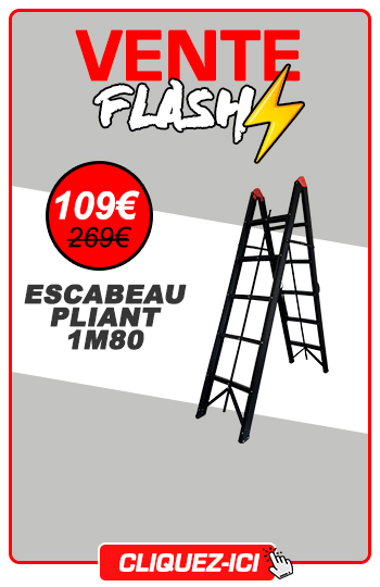 vente flash escabeau pliant 2m10