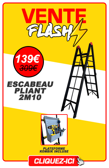 vente flash escabeau pliant 2m10