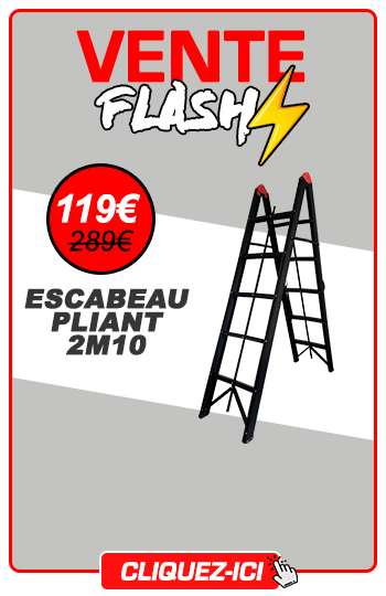 vente flash escabeau pliant 2m10