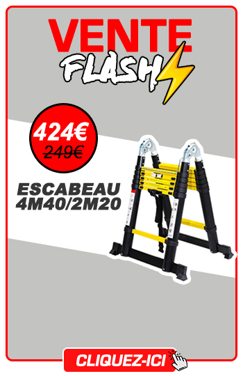 vente flash &eacute;chelle t&eacute;lescopique 5m20