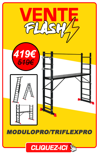 vente flash &eacute;chelle t&eacute;lescopique 3m80