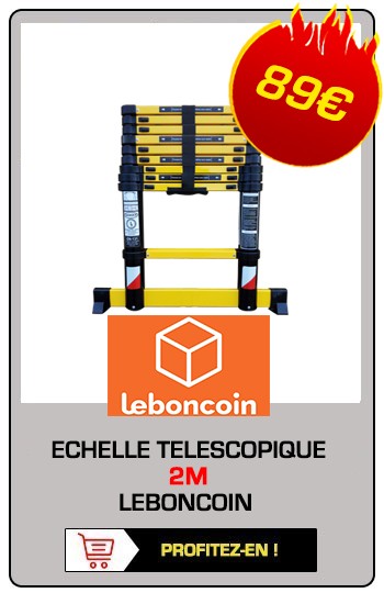 Echelle télescopique 2m protion Leboncoin