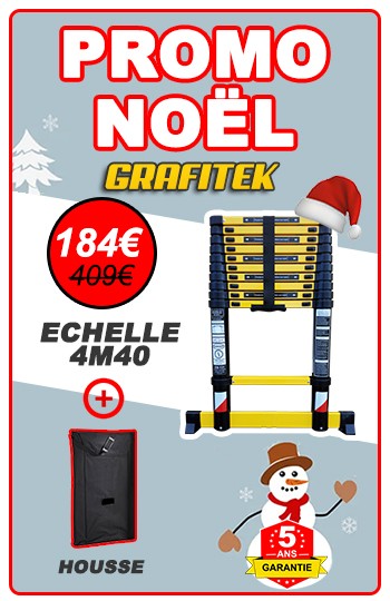 échelle télescopique 4m40 promo noël 
