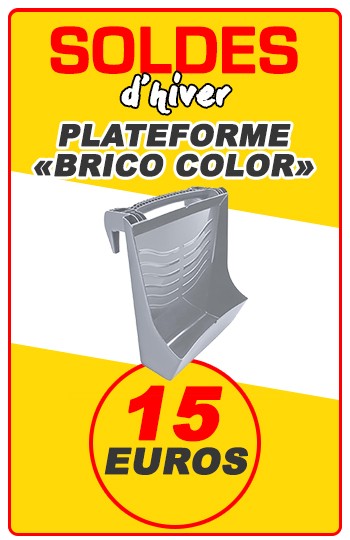 Solde plateforme brico color pour échelle télescopique