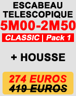 Escabeau télescopique 5m pack 1