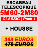 escabeau télescopique 5m 60 pack 1