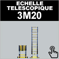 Echelle télescopique 3,20 mètres